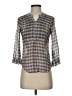 Joie 100% Silk Gray 3/4 Sleeve Silk Top Size XS - photo 1