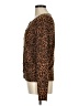 Time and Tru Animal Print Brown Cardigan Size 8 - photo 5