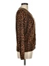 Time and Tru Animal Print Brown Cardigan Size 8 - photo 4