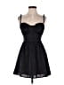 Reformation 100% Polyester Hearts Black Cocktail Dress Size 2 - photo 1