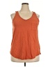 Torrid 100% Cotton Orange Tank Top Size 2X Plus (2) - photo 1