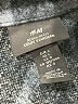 H&M 100% Polyester Gray Coat Size L - photo 6
