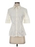 Escada Ivory 3/4 Sleeve Button-Down Shirt Size EU 34 / US 4 - photo 1
