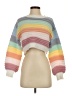 Shein Color Block White Pullover Sweater Size 4 - photo 1