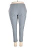 Marla Wynne Solid Blue Active Pants Size 20 - photo 2
