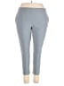 Marla Wynne Solid Blue Active Pants Size 20 - photo 1