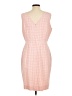 J.Crew Houndstooth Pink Cocktail Dress Size 14 - photo 2