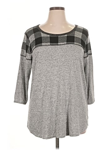 Maurices 3/4 Sleeve Top (view 1)