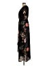 Maurices 100% Polyester Floral Black Casual Dress Size M - photo 5