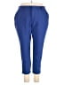 Roz & Ali Solid Blue Active Pants Size 18 - photo 1