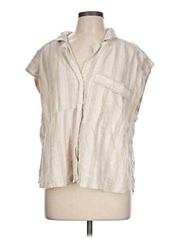 We the Free Sleeveless Button-Down Shirt (view 1)