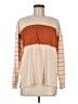 Hailey & Co. Color Block Orange Long Sleeve Top Size M - photo 1