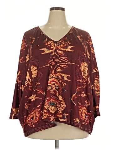 Unbranded 3/4 Sleeve T-Shirt (view 1)