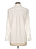Uniqlo Solid Ivory Long Sleeve Blouse Size L - photo 2