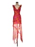 RUMORED 100% Polyester Orange Cocktail Dress Size M - photo 1