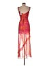 RUMORED 100% Polyester Orange Cocktail Dress Size M - photo 2
