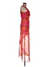 RUMORED 100% Polyester Orange Cocktail Dress Size M - photo 4
