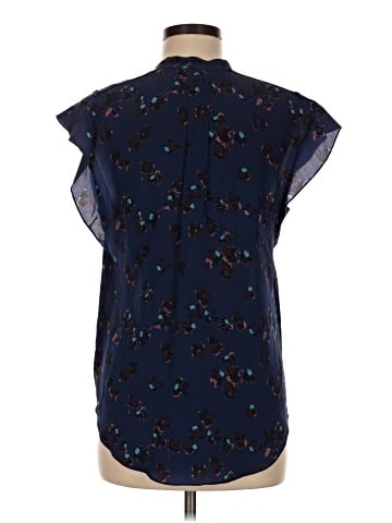 Rebecca Taylor Short Sleeve Silk Top (view 2)