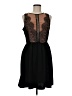 Mystic 100% Polyester Black Cocktail Dress Size M - photo 1