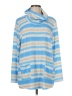 Ruby Rd. Blue Long Sleeve Turtleneck Size M - photo 1