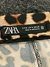 Zara 100% Polyester Animal Print Gold Casual Pants Size M - photo 4
