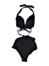 Assorted Brands Solid Black Two Piece Swimsuit Size S - photo 1