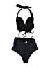 Assorted Brands Solid Black Two Piece Swimsuit Size S - photo 2