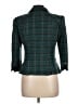 Nanette Lepore 100% Wool Plaid Green Wool Blazer Size 12 - photo 2