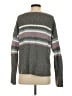 Pinque Stripes Gray Pullover Sweater Size S - photo 2