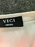 VICI 100% Rayon Ivory Cocktail Dress Size S - photo 7