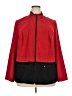 JM Collection Color Block Red Jacket Size 18W - photo 1