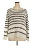 Caribbean Joe Stripes Silver Pullover Sweater Size 2X - photo 1