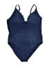 Vineyard Vines Solid Blue One Piece Swimsuit Size L - photo 1