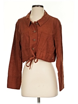 Free People 3/4 Sleeve Button Down Shirt