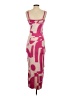 Unbranded 100% Polyester Graphic Pink Casual Dress Size S - photo 2