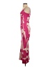 Unbranded 100% Polyester Graphic Pink Casual Dress Size S - photo 5