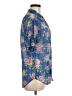 Gitano Floral Blue Short Sleeve Blouse Size M - photo 4