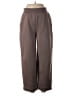Haven Well Within Solid Brown Track Pants Size S - photo 1