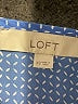 Ann Taylor LOFT 100% Polyester Polka Dots Blue Short Sleeve Blouse Size XS - photo 7