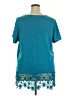 Lane Bryant Teal Short Sleeve Top Size 22 - 24 Plus - photo 2