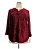 Alfred Dunner Burgundy 3/4 Sleeve Blouse Size 2X - photo 1