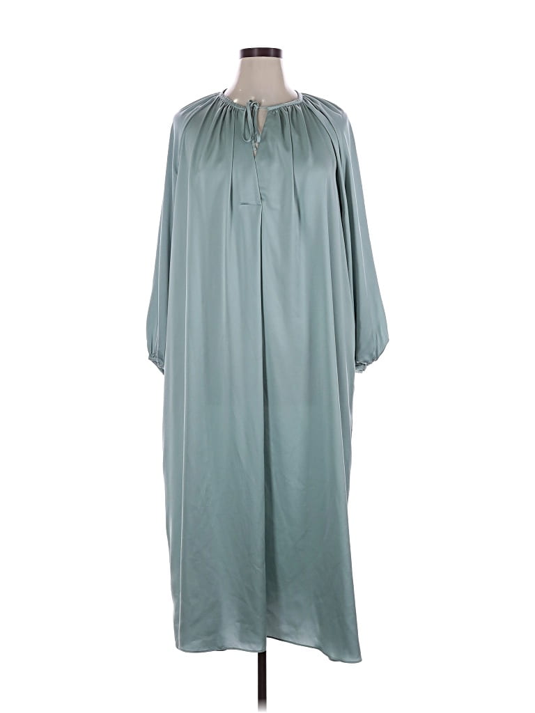 Pre-owned H&m Casual Dress In Teal