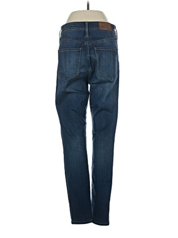 Madewell Curvy High-Rise Skinny Jeans in Danny Wash: TENCEL&trade; Denim Edition (view 2)