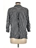 Zara Basic Stripes Black 3/4 Sleeve Button-Down Shirt Size M - photo 2