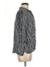 Zara Basic Stripes Black 3/4 Sleeve Button-Down Shirt Size M - photo 4