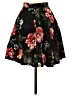 Aqua Floral Black Formal Skirt Size XS - photo 2