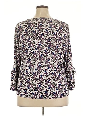 Liz Claiborne Career 3/4 Sleeve Blouse (view 2)