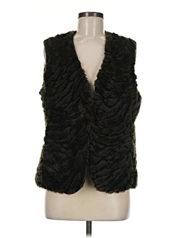 Dana Buchman Faux Fur Vest (view 1)
