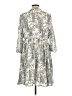 Torrid 100% Polyester Paisley Gray Casual Dress Size Lg Plus (0) - photo 2