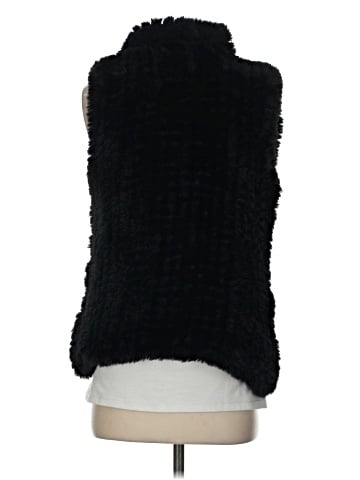 Aqua Faux Fur Vest (view 2)